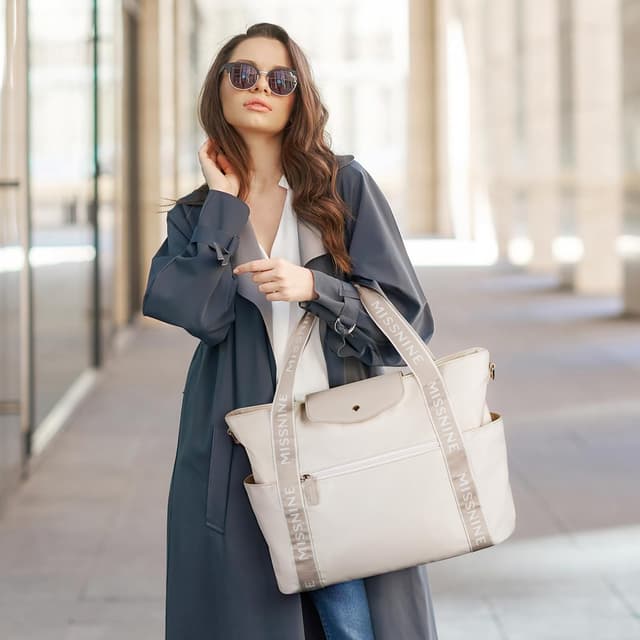 Detalle 2 de Missnine 15,6-Zoll Laptoptasche Tote Bag Damen