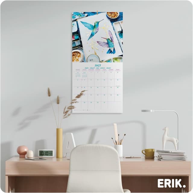 Thumbnail 3 de Grupo Erik Calendario 2026 da Muro Acquerello 30x30 cm