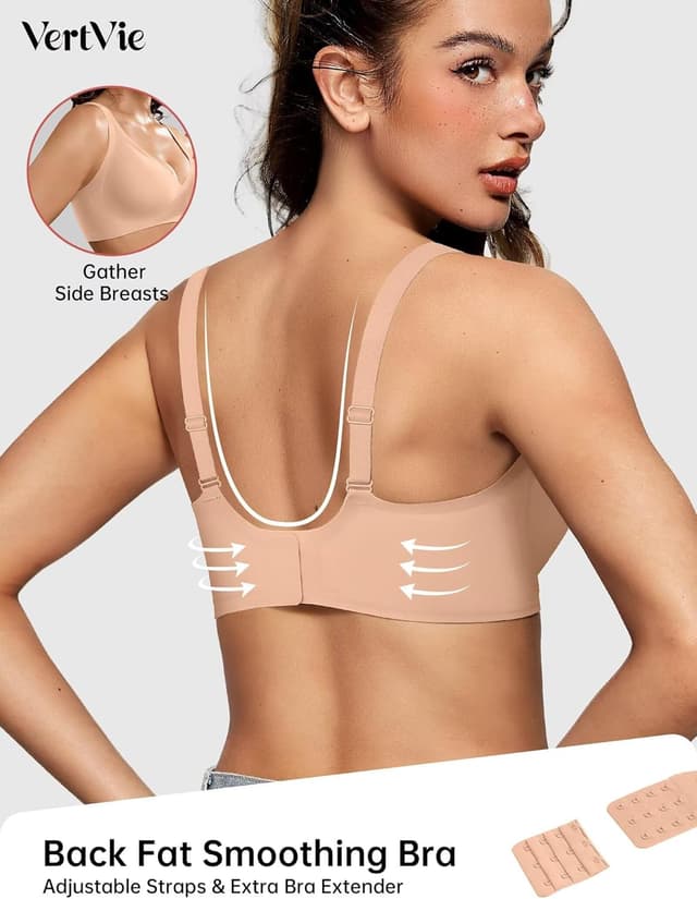 Detalle de Vertvie Jelly Wireless Bra for Women