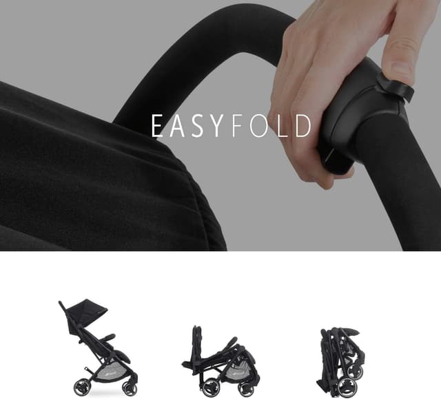 Detalle 2 de hauck Passeggino Doppio Swift X Duo: gemellare leggero e pieghevole a una mano, reclinabile dalla nascita