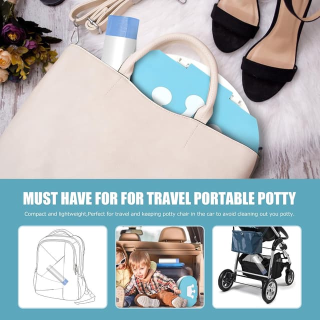 Thumbnail 6 de Portable Travel Potty Liners Bags, 90 pcs