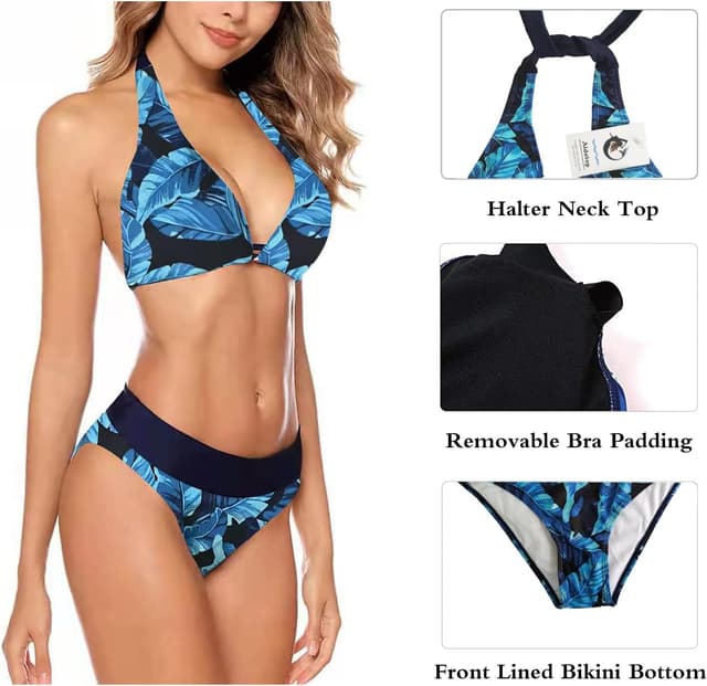 Detalle 2 de Aidotop Bikini halter femme réglable