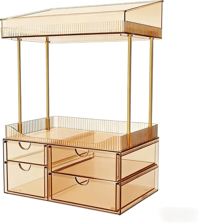 Detalle de SNSLXH Makeup Organizer 4 Drawers, 14.5 in