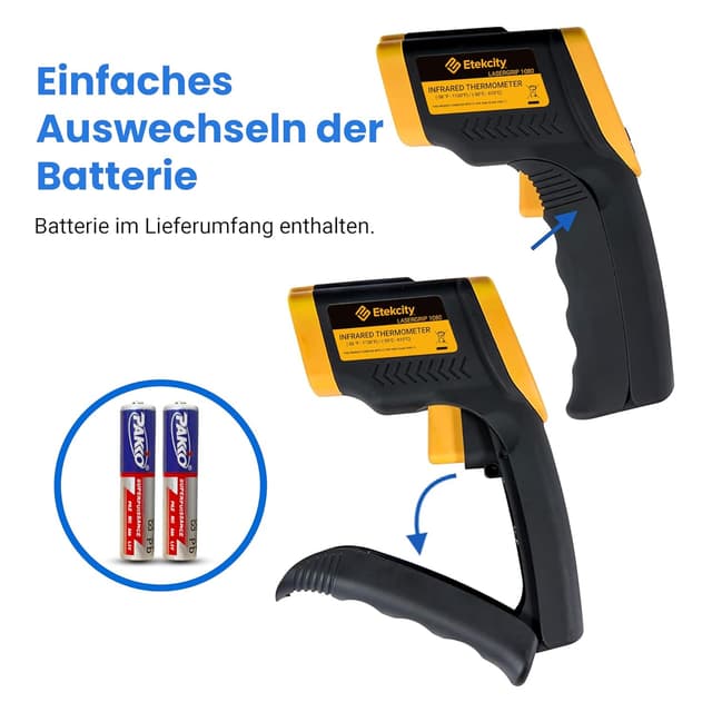 Thumbnail 5 de Etekcity Infrarot Thermometer -50 bis +610°C
