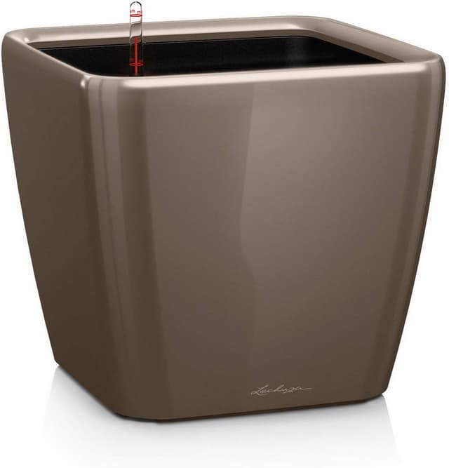 Imagen de LECHUZA QUADRO Premium LS 28 taupe lucido en OfertitasTOP