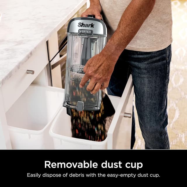 Thumbnail 6 de Shark Vertex AZ2001AMZ Upright Vacuum with DuoClean PowerFins, Powered Lift-Away, and Self-Cleaning Brushroll