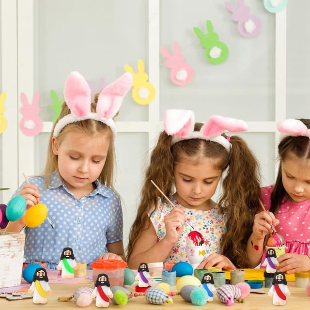 Detalle de URSKYTOUS 25-Pack Mini “Little Jesus” Figurines for Easter Eggs, Sunday School Crafts & Gifts