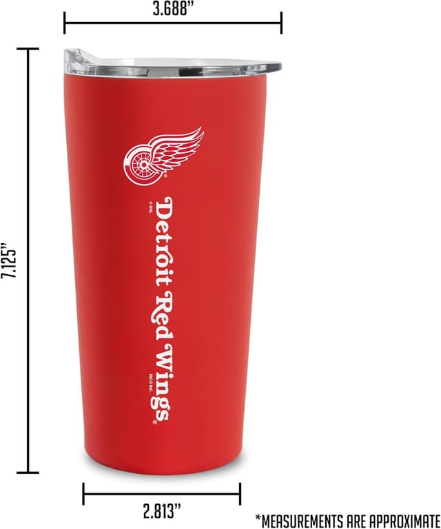 Thumbnail 6 de Rico Industries NHL Hocke Soft Touch Easy Grip Tumbler (18oz) — wide-mouth stainless tumbler