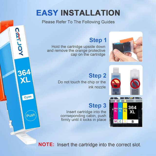 Thumbnail 3 de CATJOY 364XL HP ink cartridges