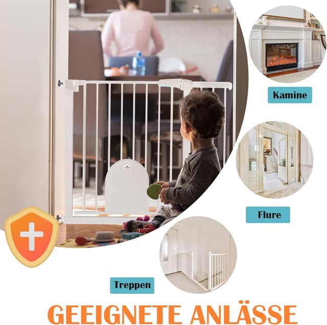 Thumbnail 4 de Aufun Treppenschutzgitter 78 cm 🚪