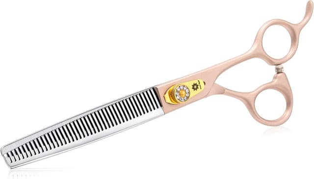 Detalle de Dream Reach 7-inch Professional Pet Grooming Scissors Kit (Straight, Curved, Thinning & Chunker)