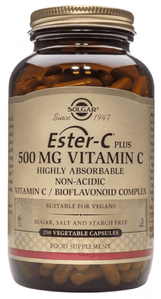 Imagen de Solgar Ester-C Plus 500 mg - 250 Cápsulas 🍊 en OfertitasTOP