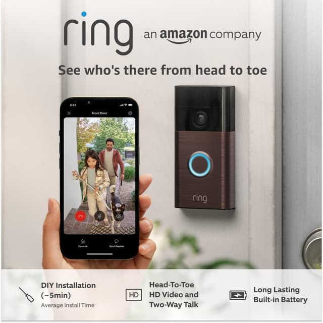 Thumbnail 6 de Ring Battery Video Doorbell 1440p 📹