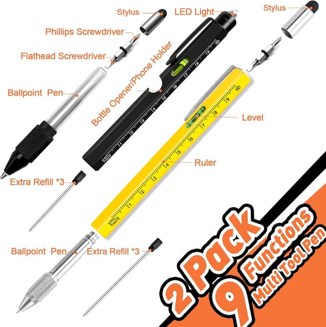 Thumbnail 2 de KEZKALS 9‑in‑1 Kugelschreiber Set 2er Pack