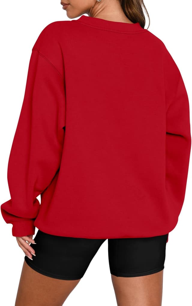 Detalle de CHICZONE women’s crew neck sweatshirt pullover (cotton–polyester blend)