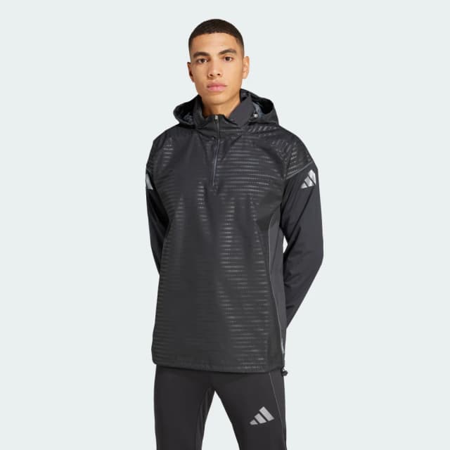 Detalle de Sudadera impermeable Adidas Tiro 25 Pro negra