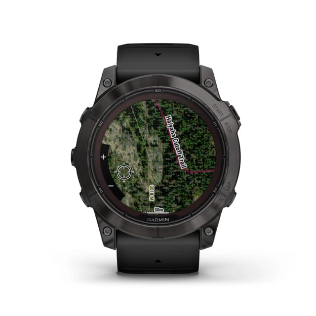 Detalle de Garmin Fenix 7X Pro Zafiro Solar (Reacondicionado a estrenar) con Power Sapphire solar