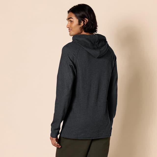 Detalle 2 de Amazon Essentials Men’s Slub Thermal Hoodie (Regular Fit) — Hooded Pullover