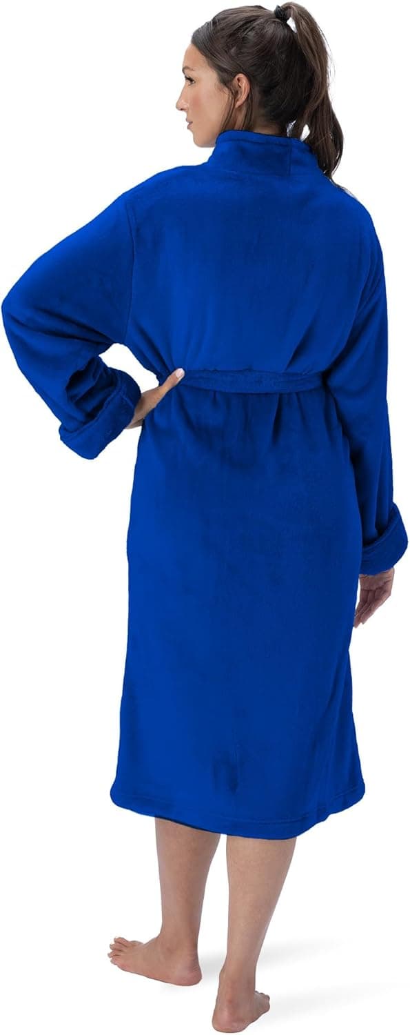 Detalle de Northwest NFL Unisex Silk Touch Bathrobe — New York Giants