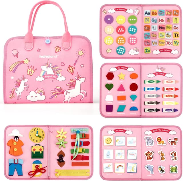 Thumbnail 7 de hahaland Busy Board Juguetes Montessori para Niños