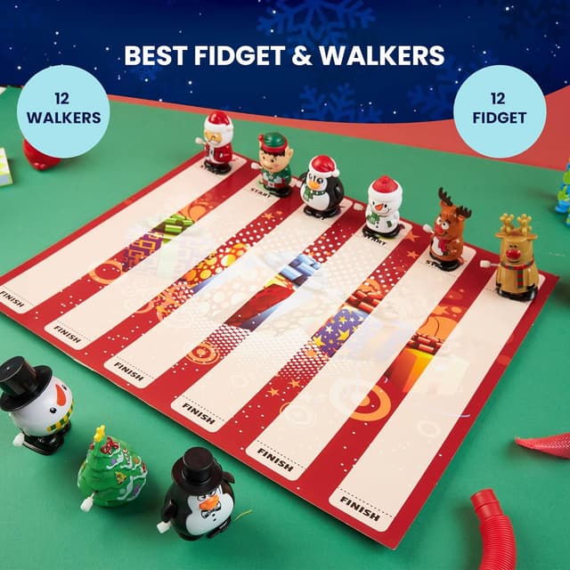 Detalle 2 de KreativeKraft Calendario Adviento 2024 🎄 - 24 Juguetes Divertidos