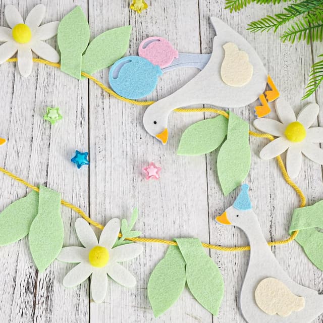 Detalle 1 de SUNBEAUTY Gänse-Banner Girlande für 3,5 m