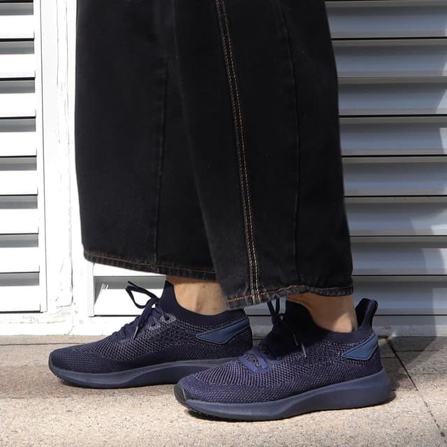 Detalle de Giniros Herren Turnschuhe & Sneaker – atmungsaktive Slip-on Sportschuhe für Fitness, Jogging und Alltag