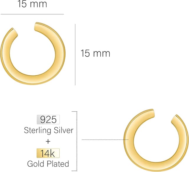 Detalle 2 de SOFIA MILANI Ohrstecker 925 Silber Gebogener Kreis
