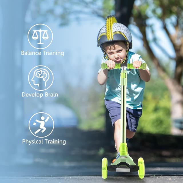 Thumbnail 2 de 3 Wheel Scooter for Kids Ages 6-12 154 lbs