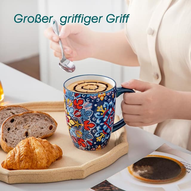 Thumbnail 6 de vancasso SIMI 480 ml Kaffeetassen Set 6er