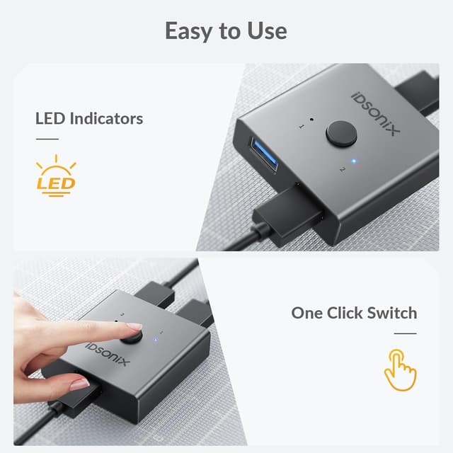 Thumbnail 6 de iDsonix USB 3.0 Switch 5 Gbps