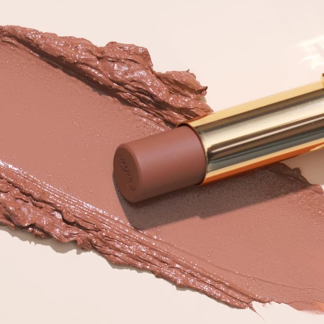 Detalle 2 de Oulac Braun pflegender Lippenstift Matte mit Satin-Finish – cremige, vegane Satin-Matt-Farbe SG04 Be Mine (4 g)