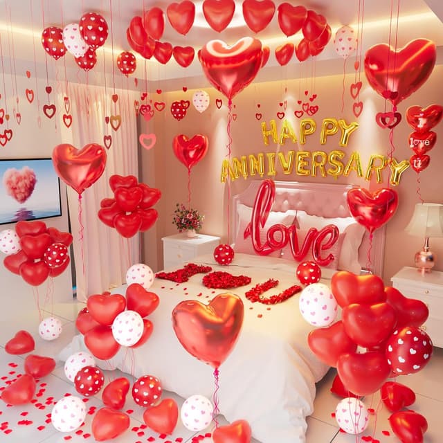 Imagen de Anniversary Decorations Balloons arch with banner 🎈 en OfertitasTOP