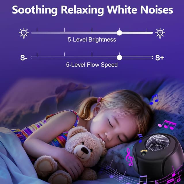 Thumbnail 6 de FLITI Star Projector Galaxy night light 🎥