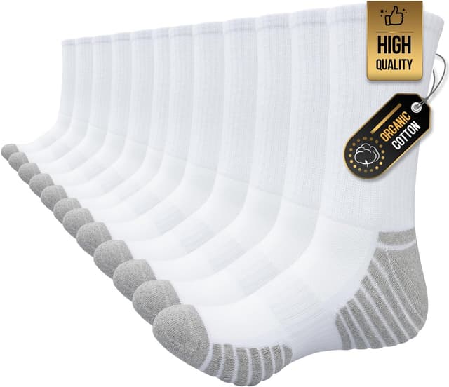 Detalle de TANSTC Sneaker Socken aus Baumwolle (6 Paar) – atmungsaktiv, weich und rutschfest für 35–50