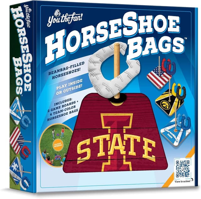 Thumbnail 6 de YouTheFan NCAA Horseshoe Bags Game with 2 Wooden Boards and Team-Coded Bags