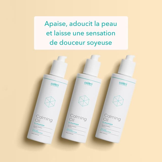 Detalle de Colibri Skincare CALMING OIL CLEANSER 200 ml : nettoyant apaisant à base d’huile