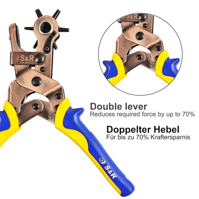 Thumbnail 2 de S&R Pince Perforatrice cuir 250 mm
