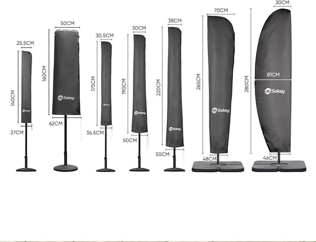 Thumbnail 4 de Sekey Funda para Parasol 200 cm, impermeable y UV ☂