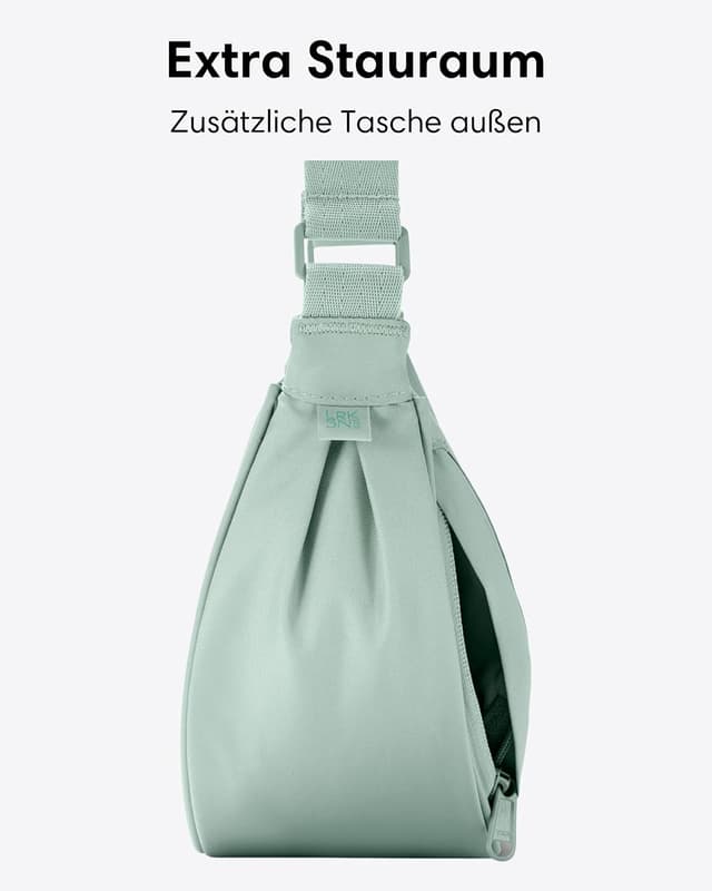 Detalle 2 de Crossbody Bag Solveig Small mint, 100 cm