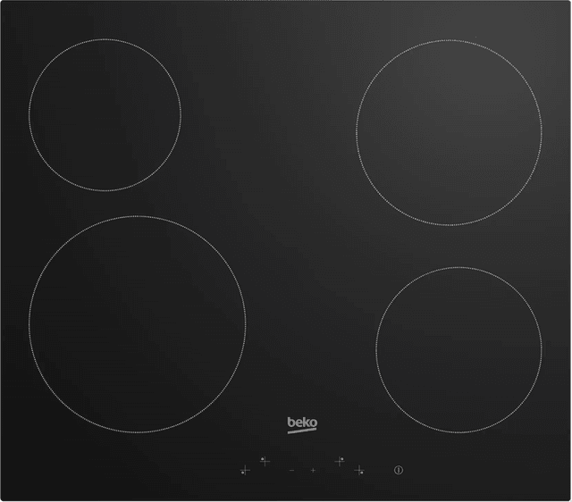 Detalle de Beko HIC64401 Einbau Glaskeramik Kochfeld mit Touch-Steuerung und Timer