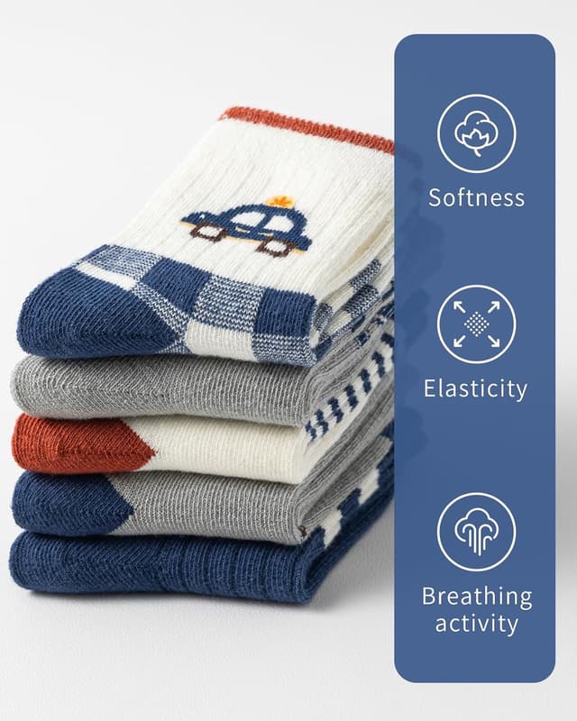 Thumbnail 6 de Kyopp Stoppersocken Kinder 5 Paar mit 78,6%