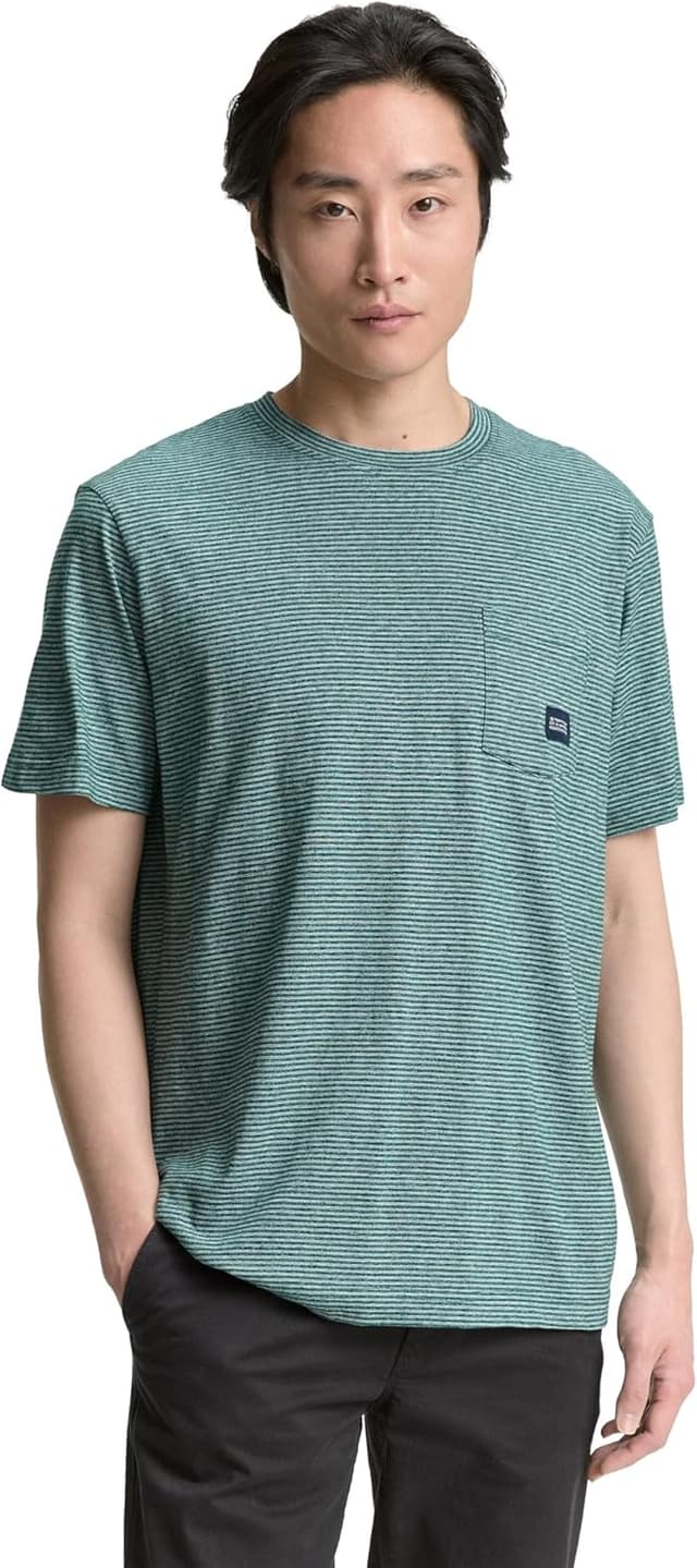 Detalle de TOM TAILOR 1046803 T-Shirt da uomo a maniche corte: comoda tutti i giorni