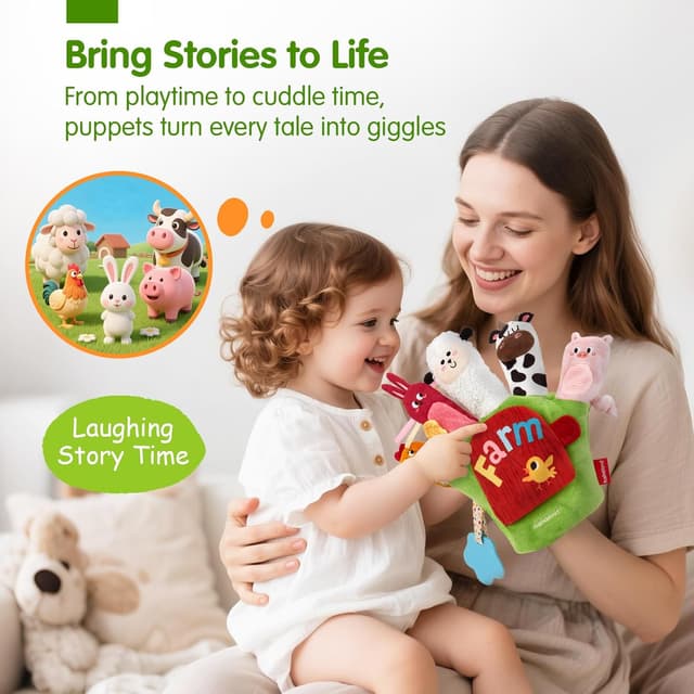 Detalle de hahaland Guanto Marionetta 6 mesi