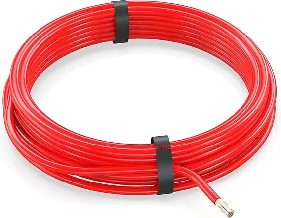 Imagen de AUPROTEC FLRY-B Cable de Coche 25m, Rojo en OfertitasTOP