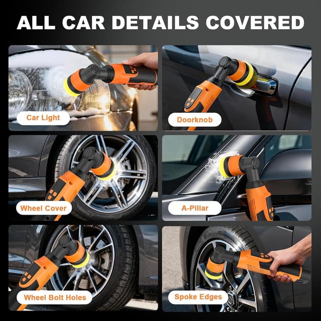 Detalle 1 de Protmex Cordless Car Polisher 2 Inch Mini