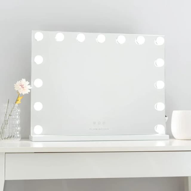 Detalle 2 de Flamingueo Espejo Maquillaje 15 LED