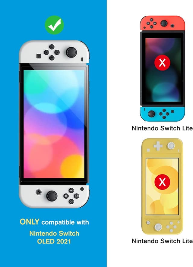 Thumbnail 5 de MOBDIK 2 Stück Schutzfolie für Switch OLED