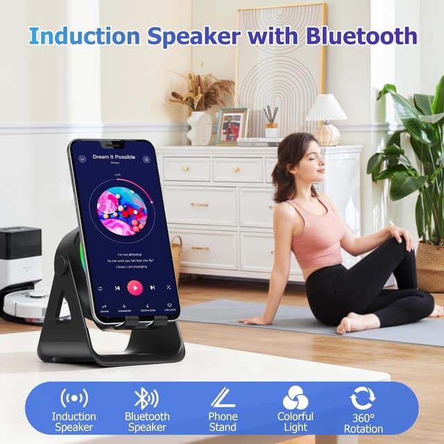 Thumbnail 1 de Cawinii Wireless Induction Bluetooth Speaker 5W