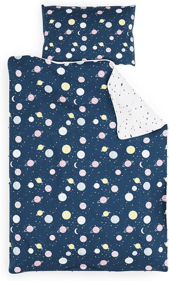 Detalle de SLEEPWISE Planets Juego de cama infantil microfibra 140x200 🪐